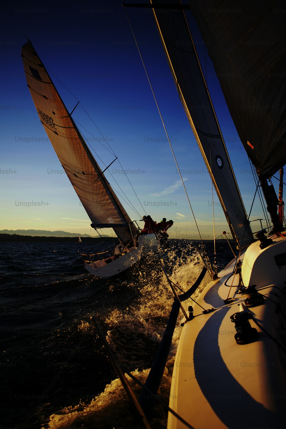 Sailboat on the water